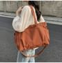 HOVERUP - Plain Nylon Crossbody Tote Bag