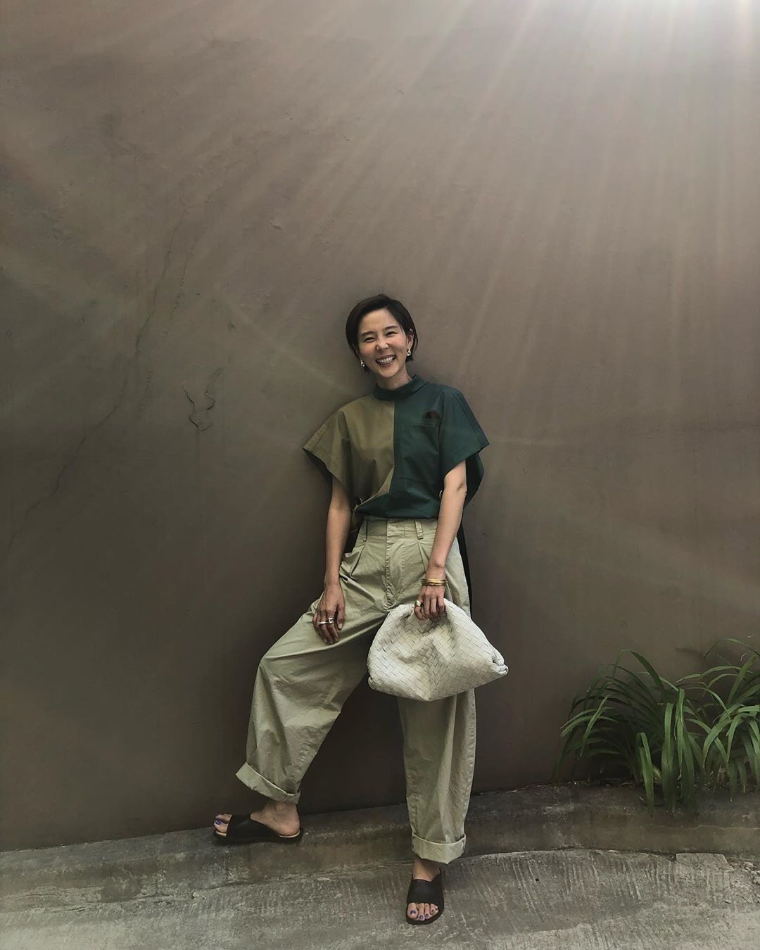 Cardigan & Pants — Korean Street Style