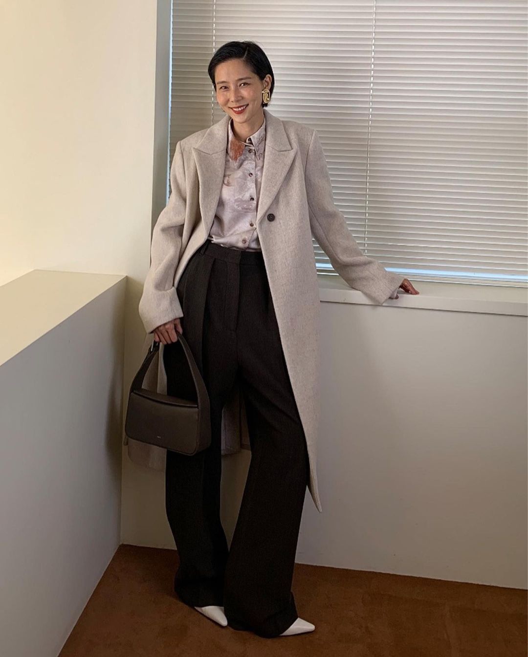 Cardigan & Pants — Korean Street Style