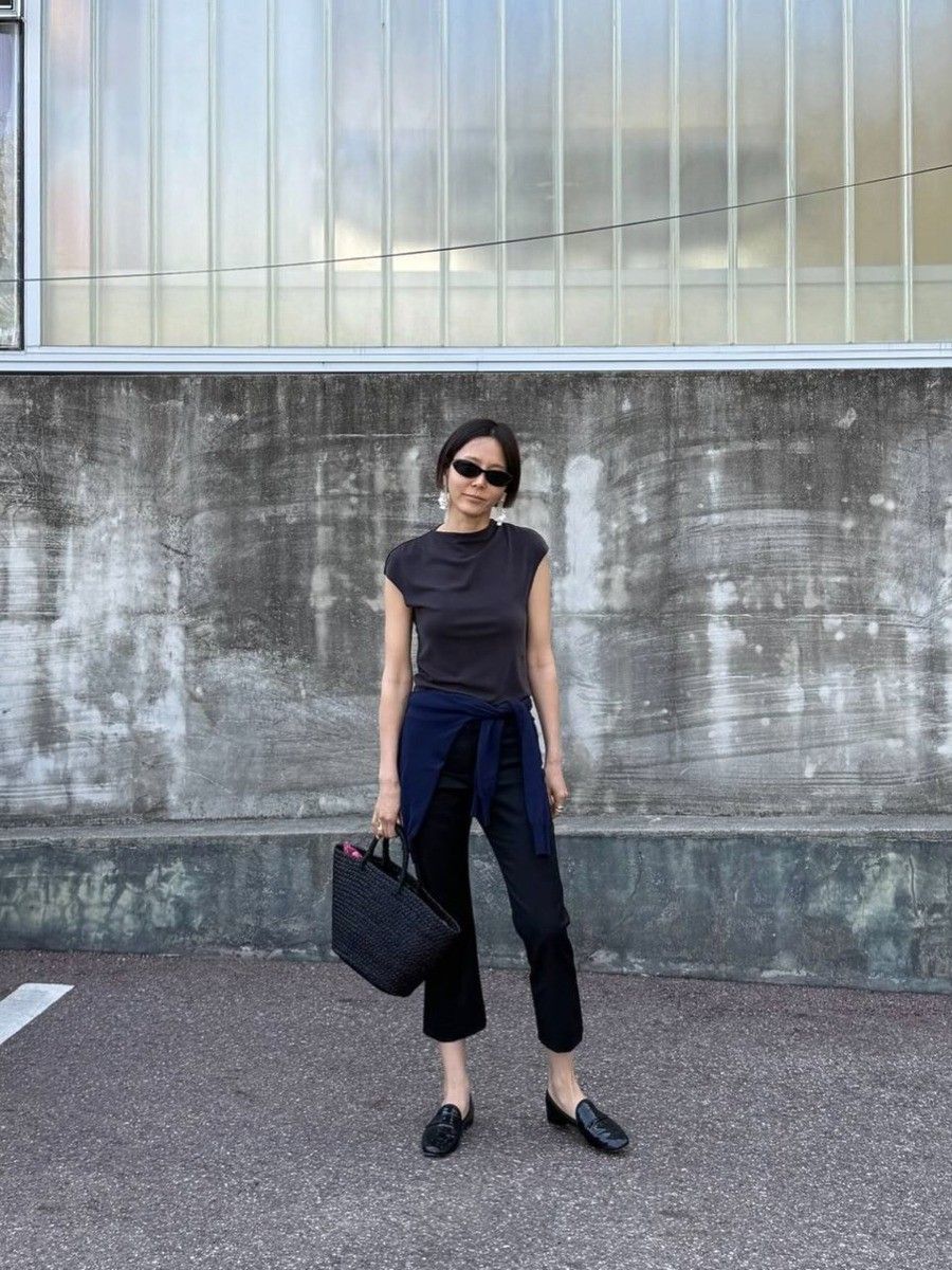Cardigan & Pants — Korean Street Style