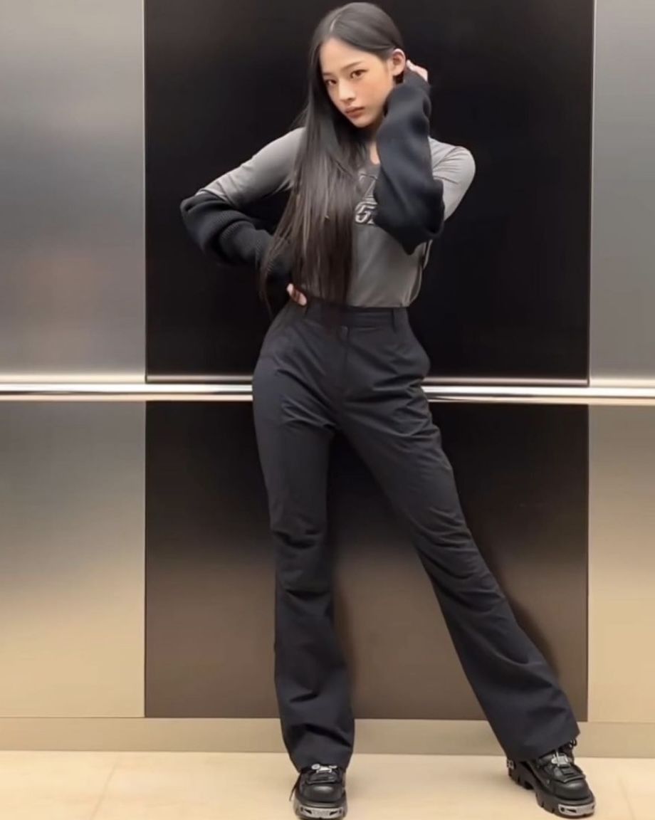 Cardigan & Pants — Korean Street Style