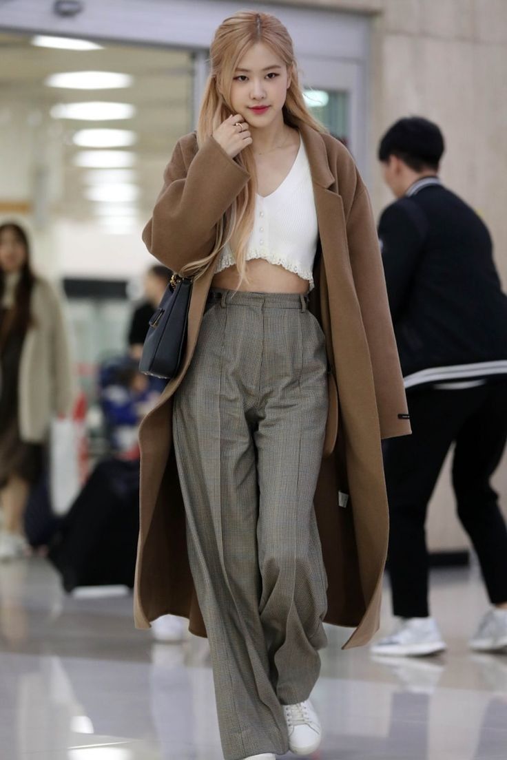 Cardigan & Pants — Korean Street Style