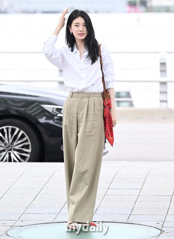 Cardigan & Pants — Korean Street Style