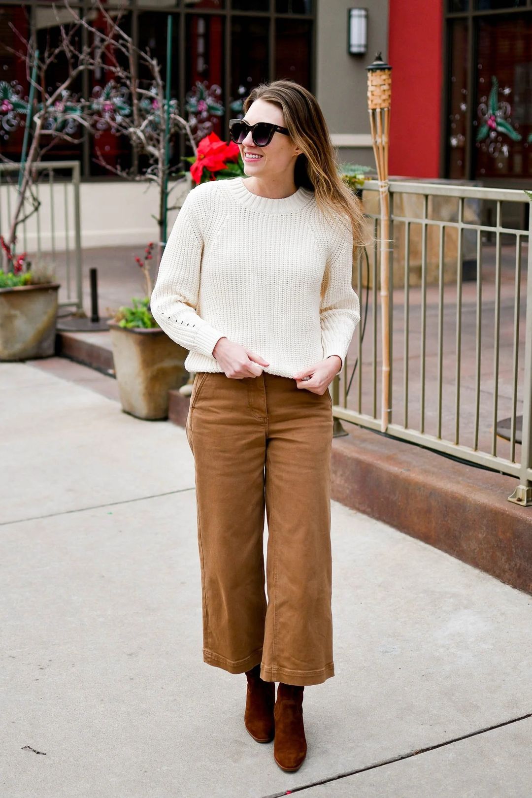 Cardigan & Pants — Korean Street Style