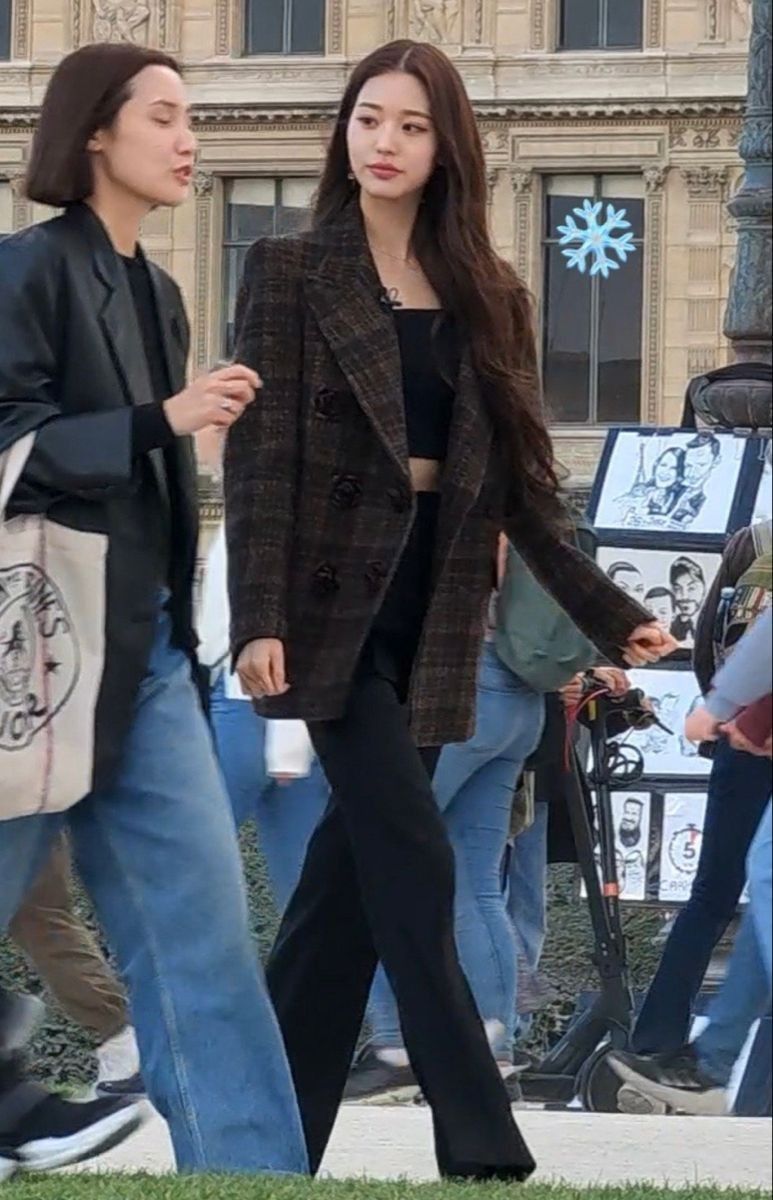 Cardigan & Pants — Korean Street Style