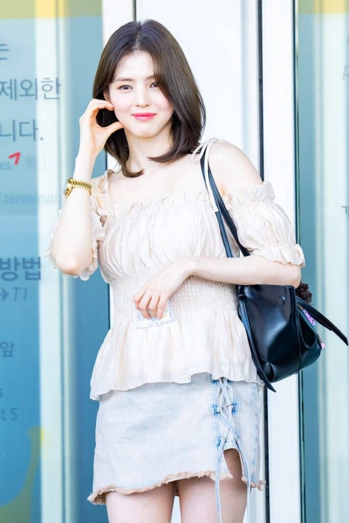 Cardigan & Skirt — Korean Street Style
