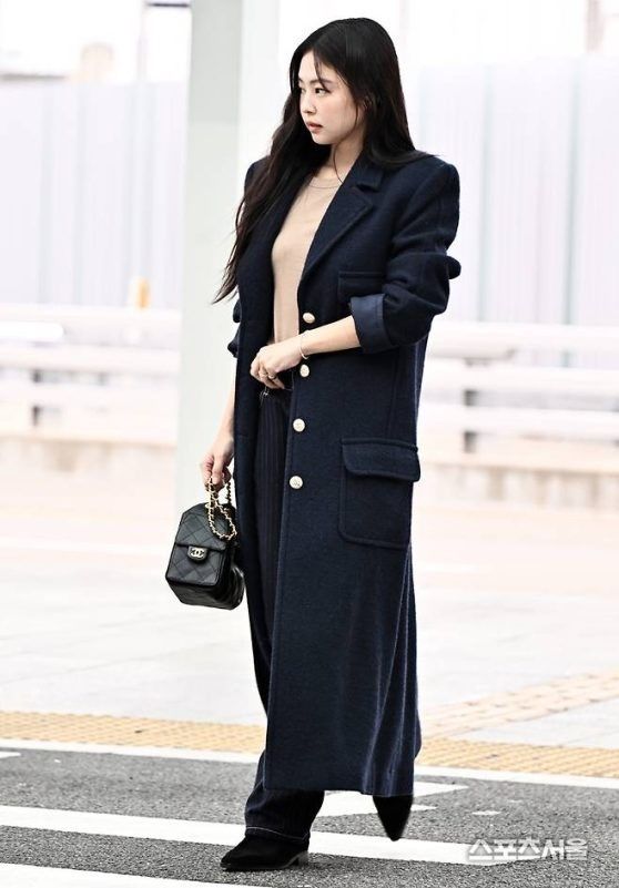 Cardigan & Skirt — Korean Street Style