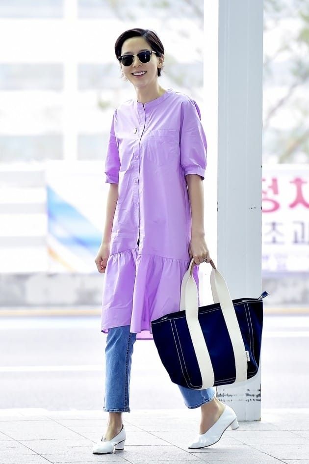 Cardigan & Skirt — Korean Street Style