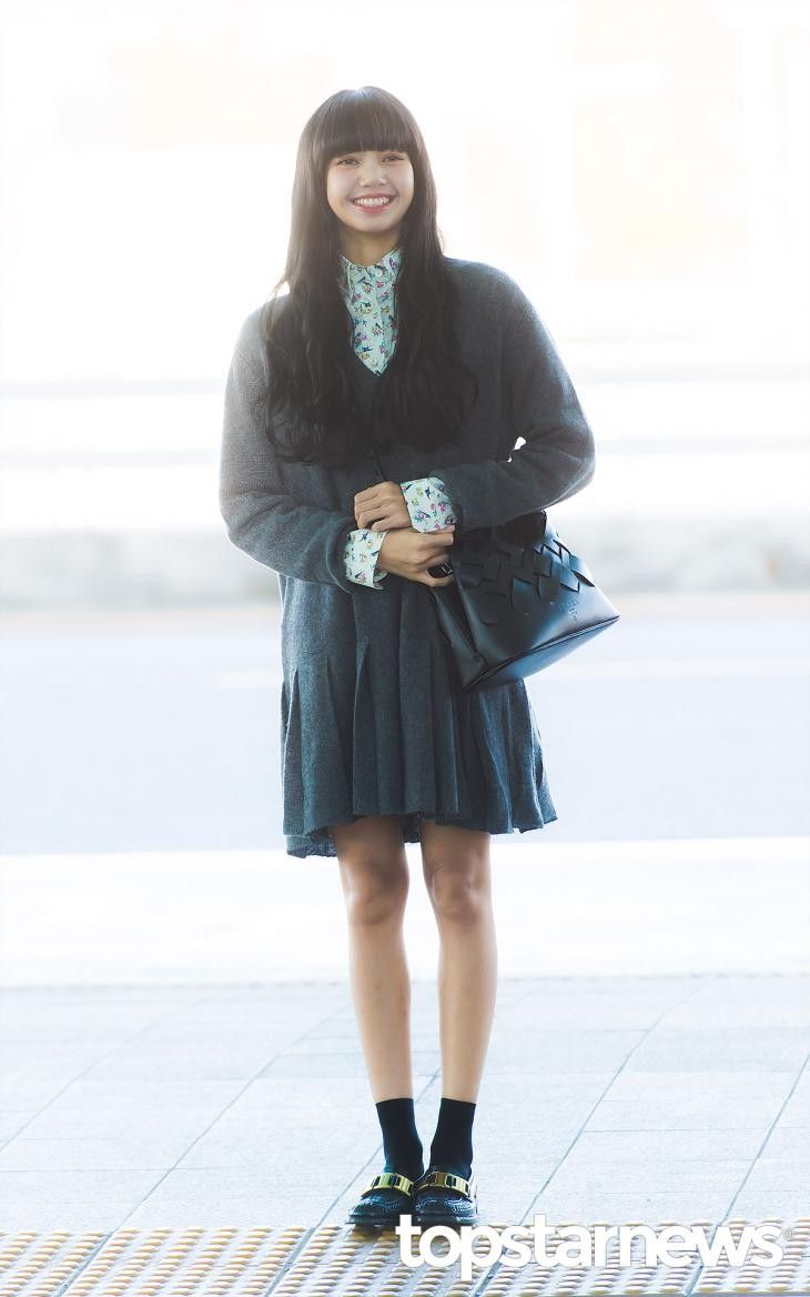 Cardigan & Skirt — Korean Street Style