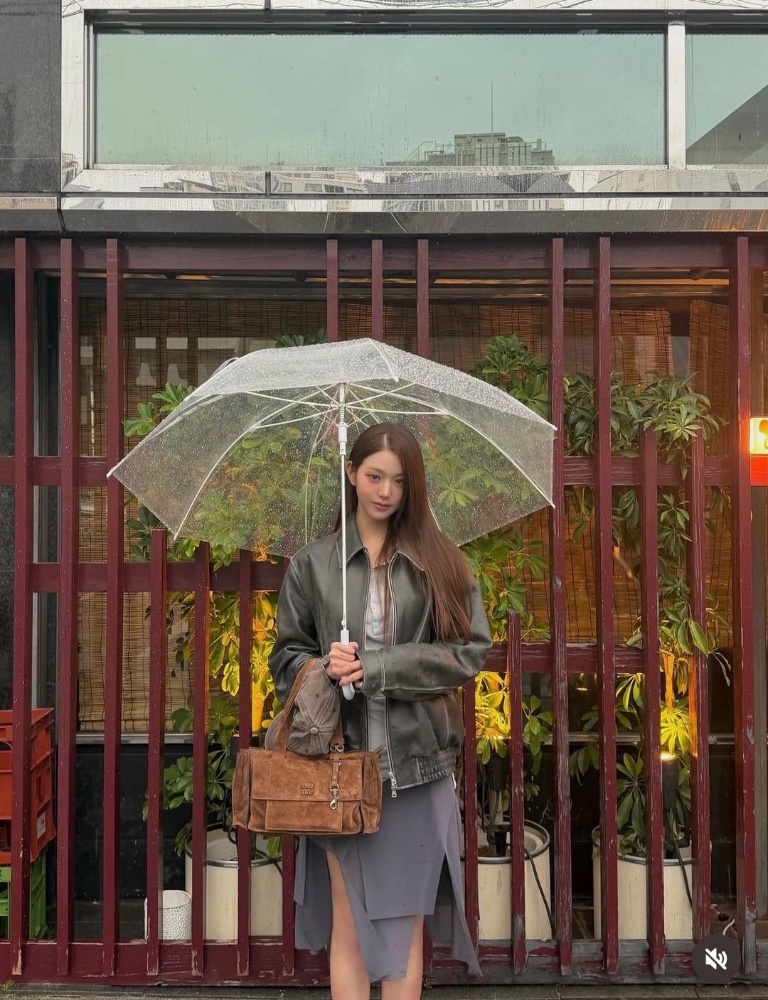Cardigan & Skirt — Korean Street Style