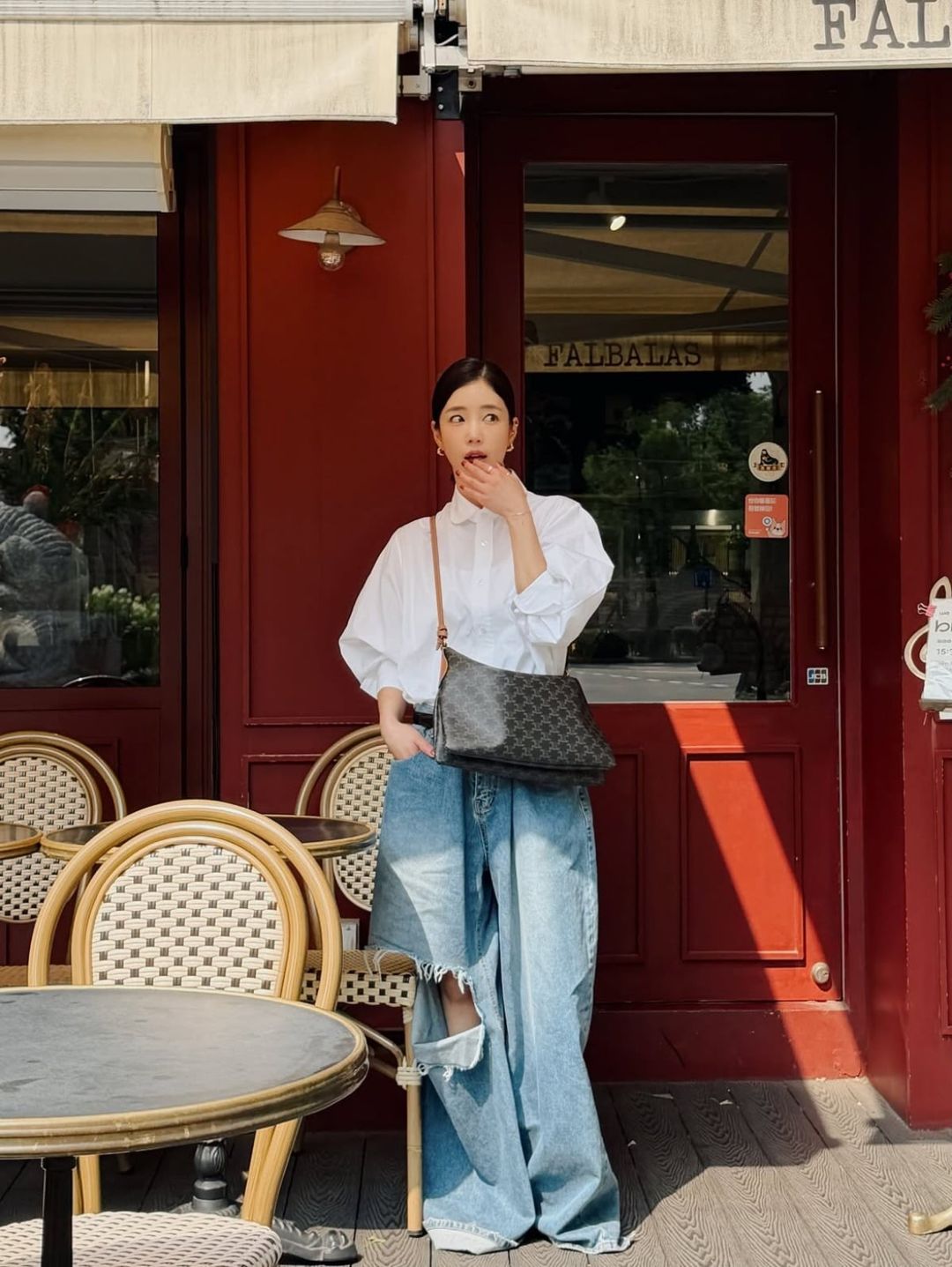 Cardigan & Sweatpants — Korean Street Style