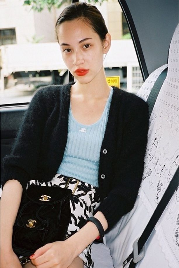 Cardigan & Sweatpants — Korean Street Style