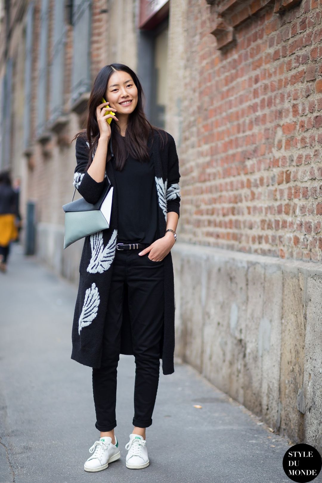Cardigan & Sweatpants — Korean Street Style