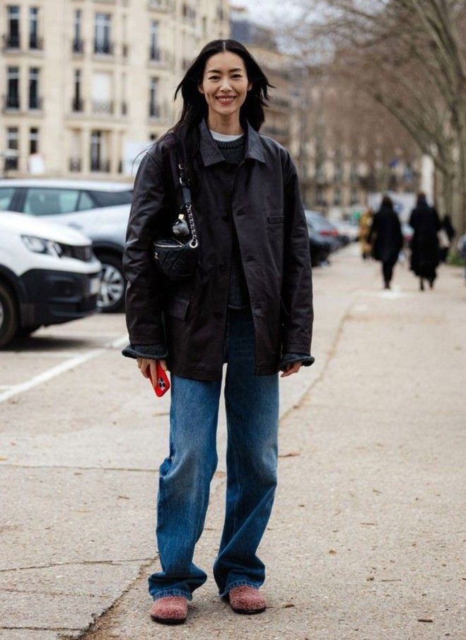Cardigan & Sweatpants — Korean Street Style
