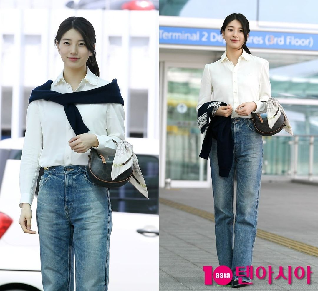 Cardigan & Sweatpants — Korean Street Style
