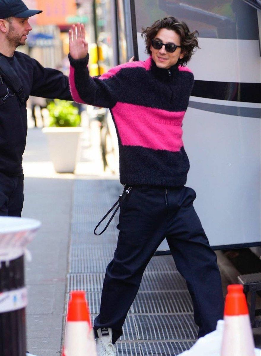 Cardigan & Sweatpants — Korean Street Style