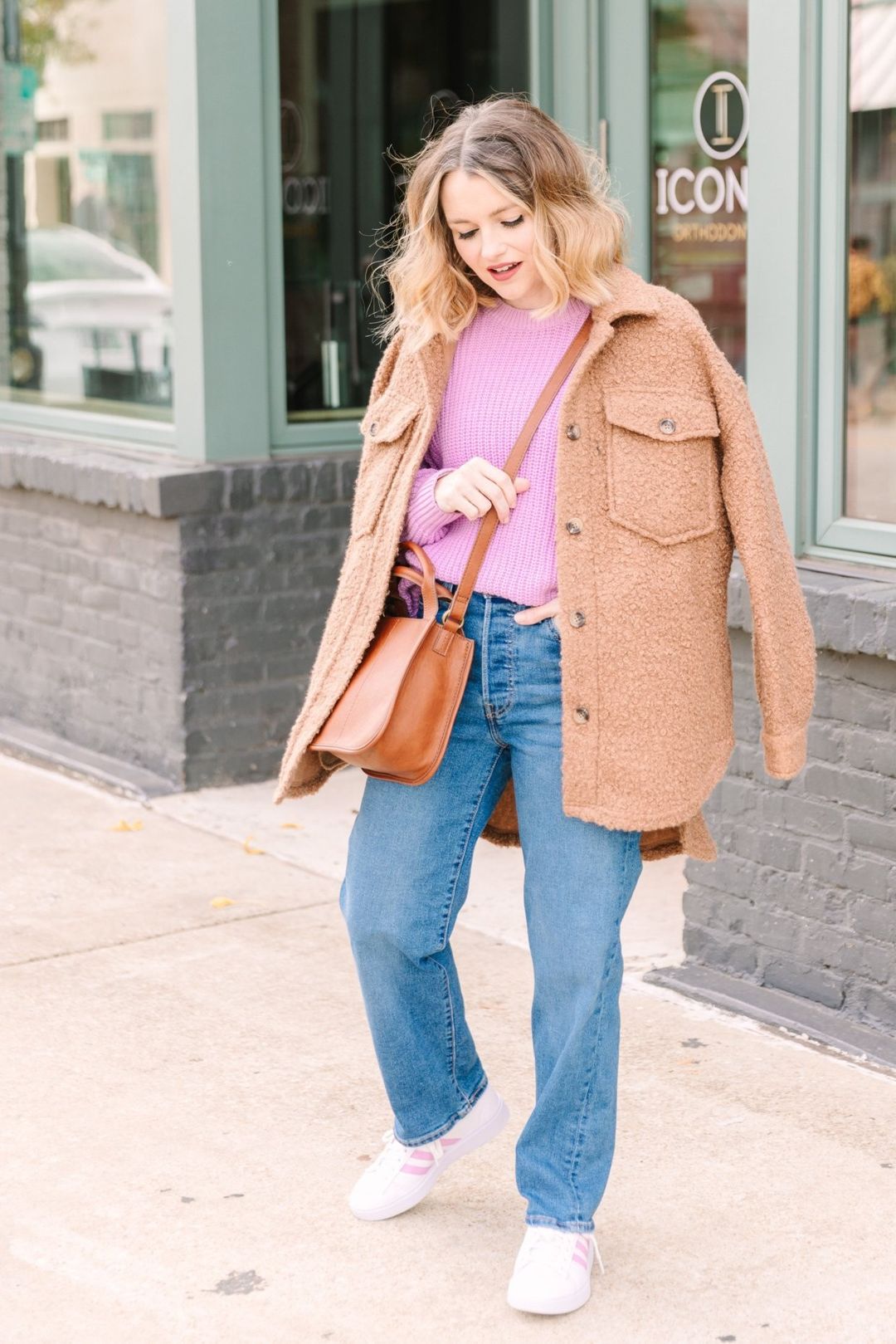 Cardigan & Sweatpants — Korean Street Style