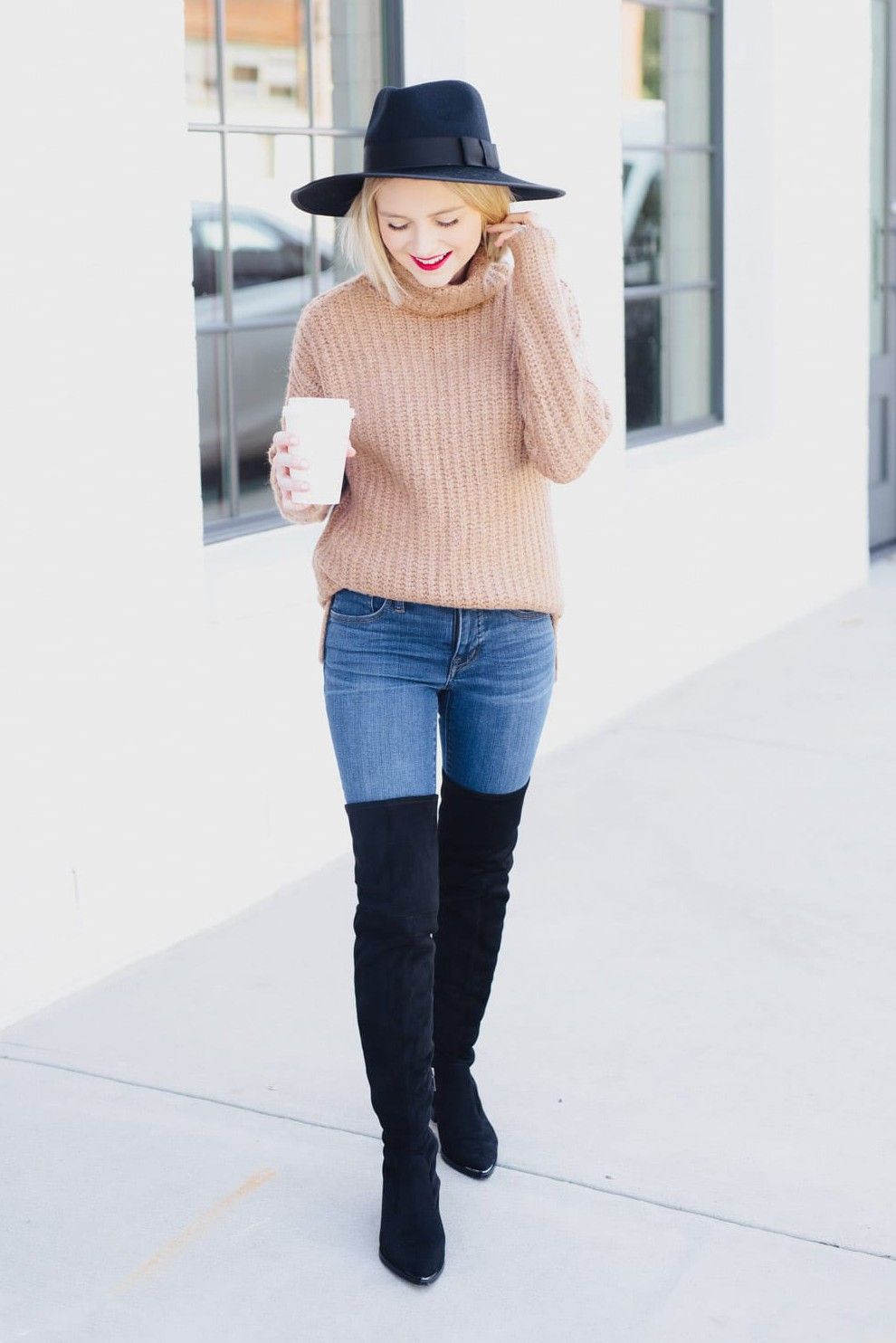 Cardigan & Sweatpants — Korean Street Style