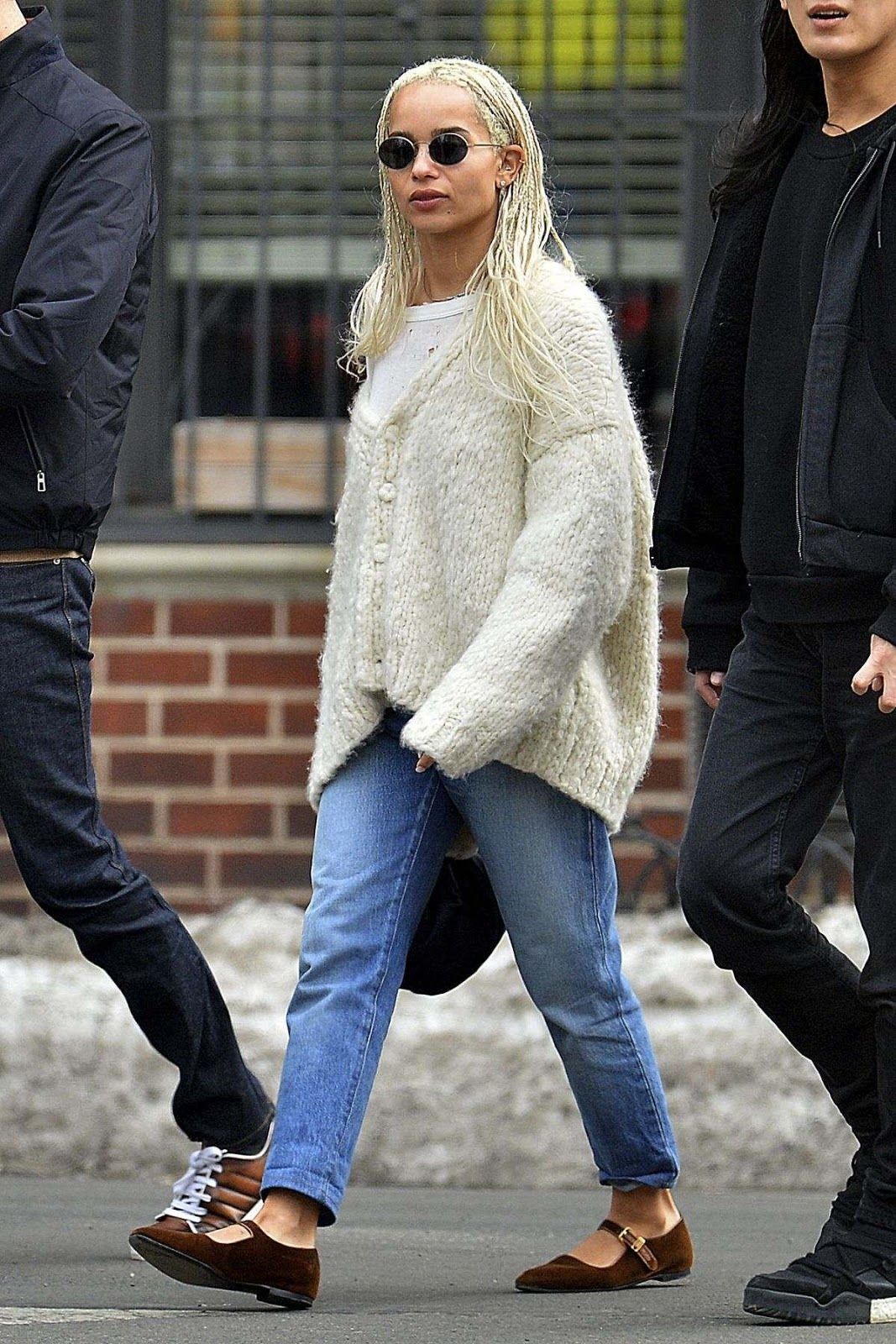 Cardigan & Sweatpants — Korean Street Style