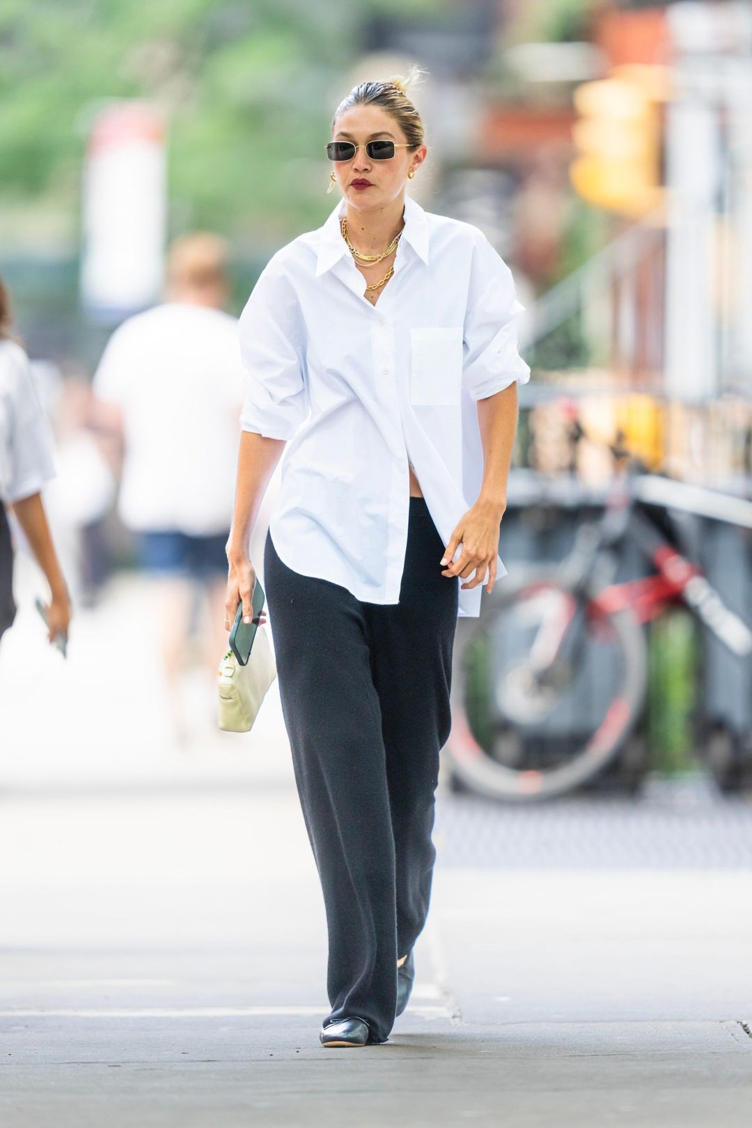 Cardigan & Sweatpants — Korean Street Style
