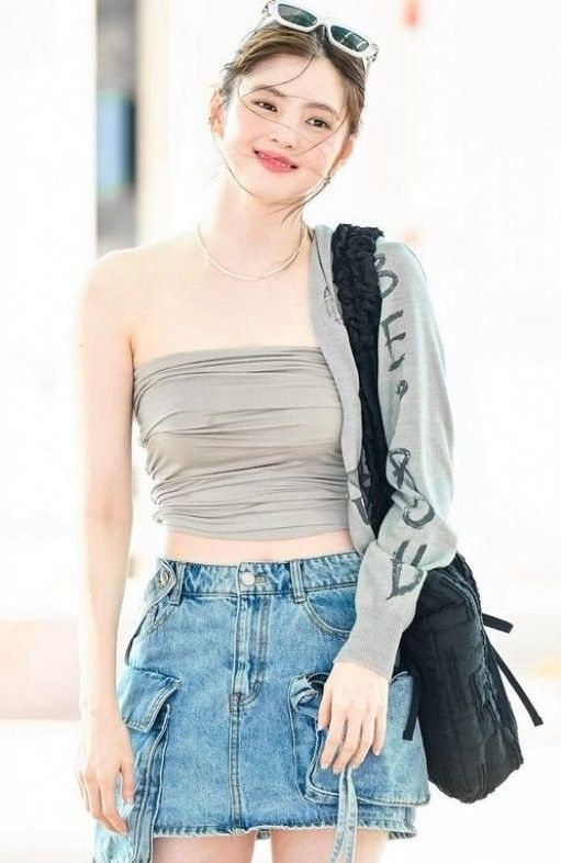 Cardigan & Sweatpants — Korean Street Style