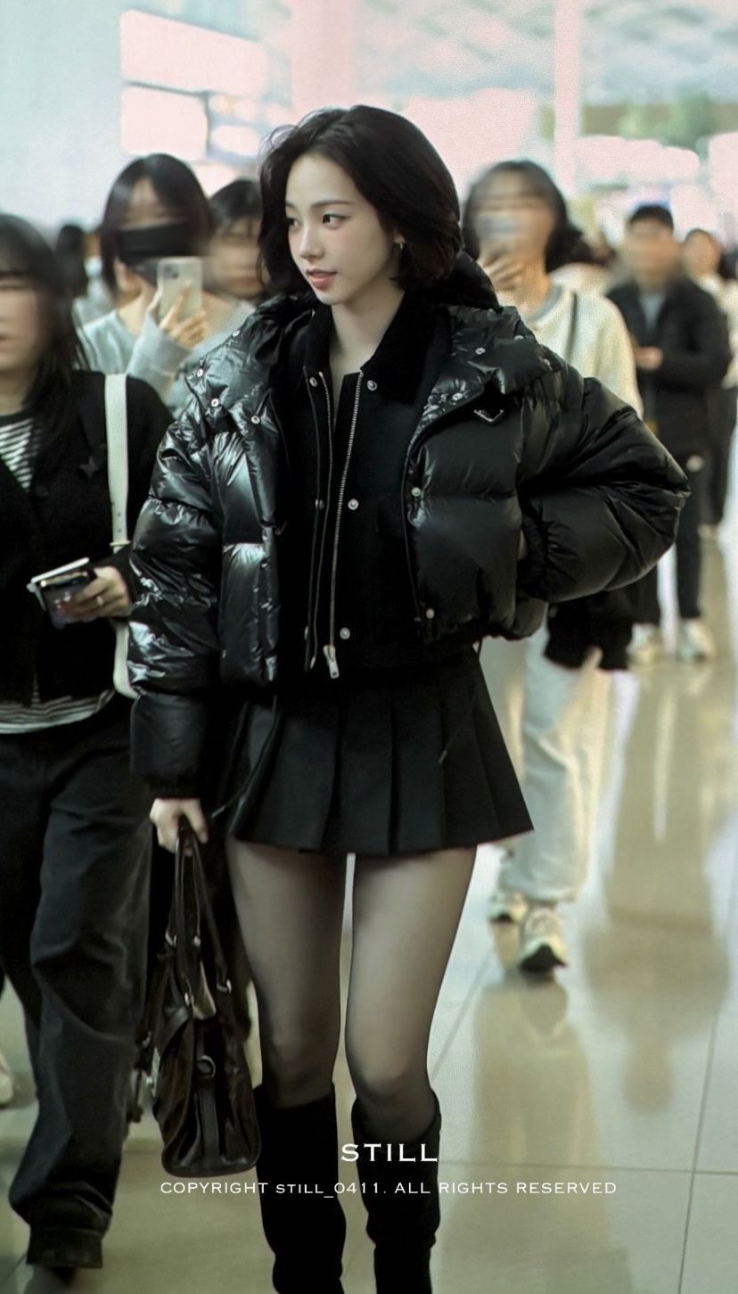 Jacket & Mini Skirt — Korean Street Style