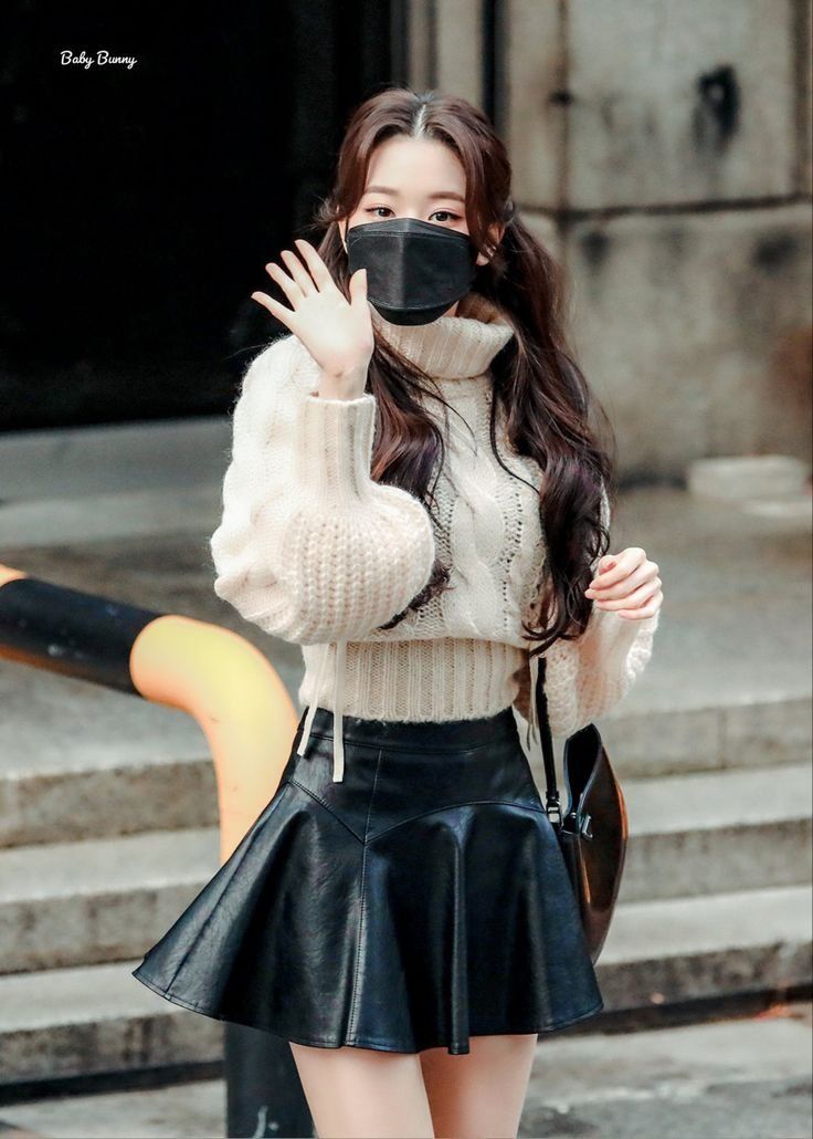 Jacket & Mini Skirt — Korean Street Style