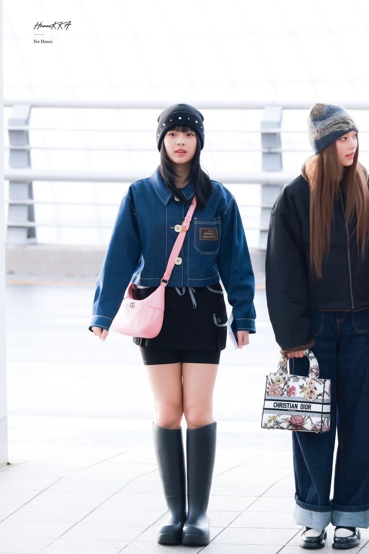 Jacket & Pleated Skirt — Korean Street Style
