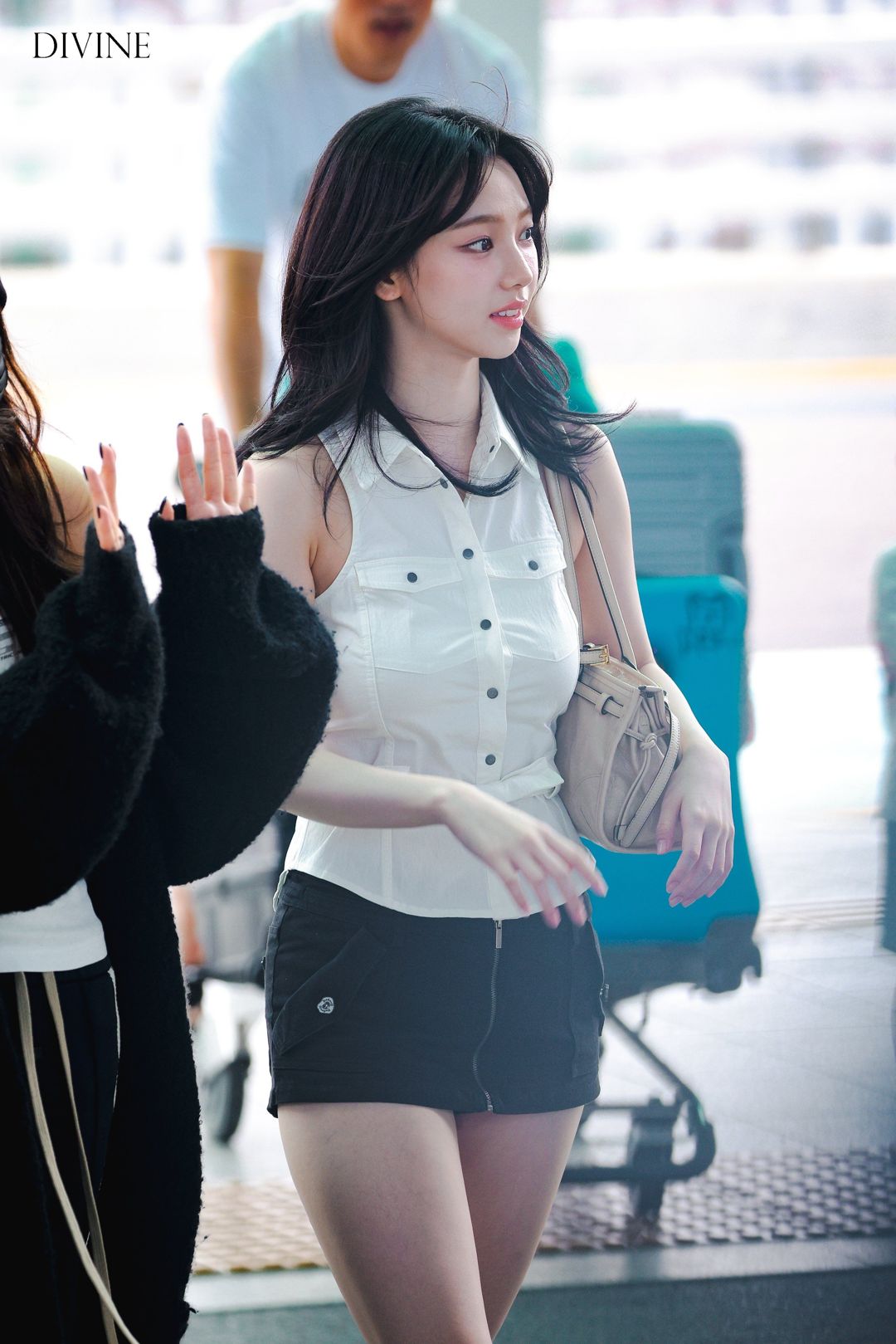 Jacket & Pleated Skirt — Korean Street Style