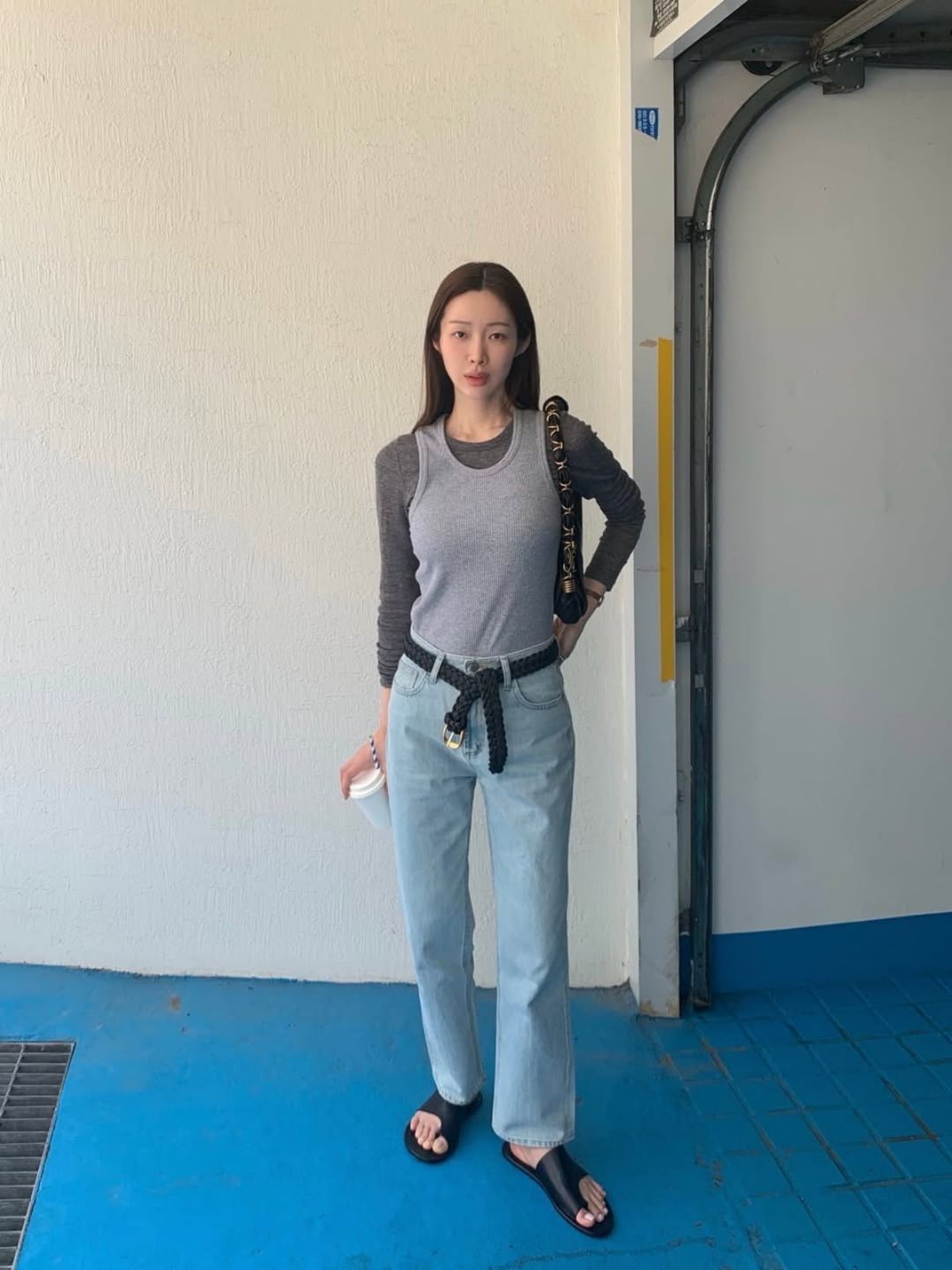 Jacket & Sweatpants — Korean Street Style