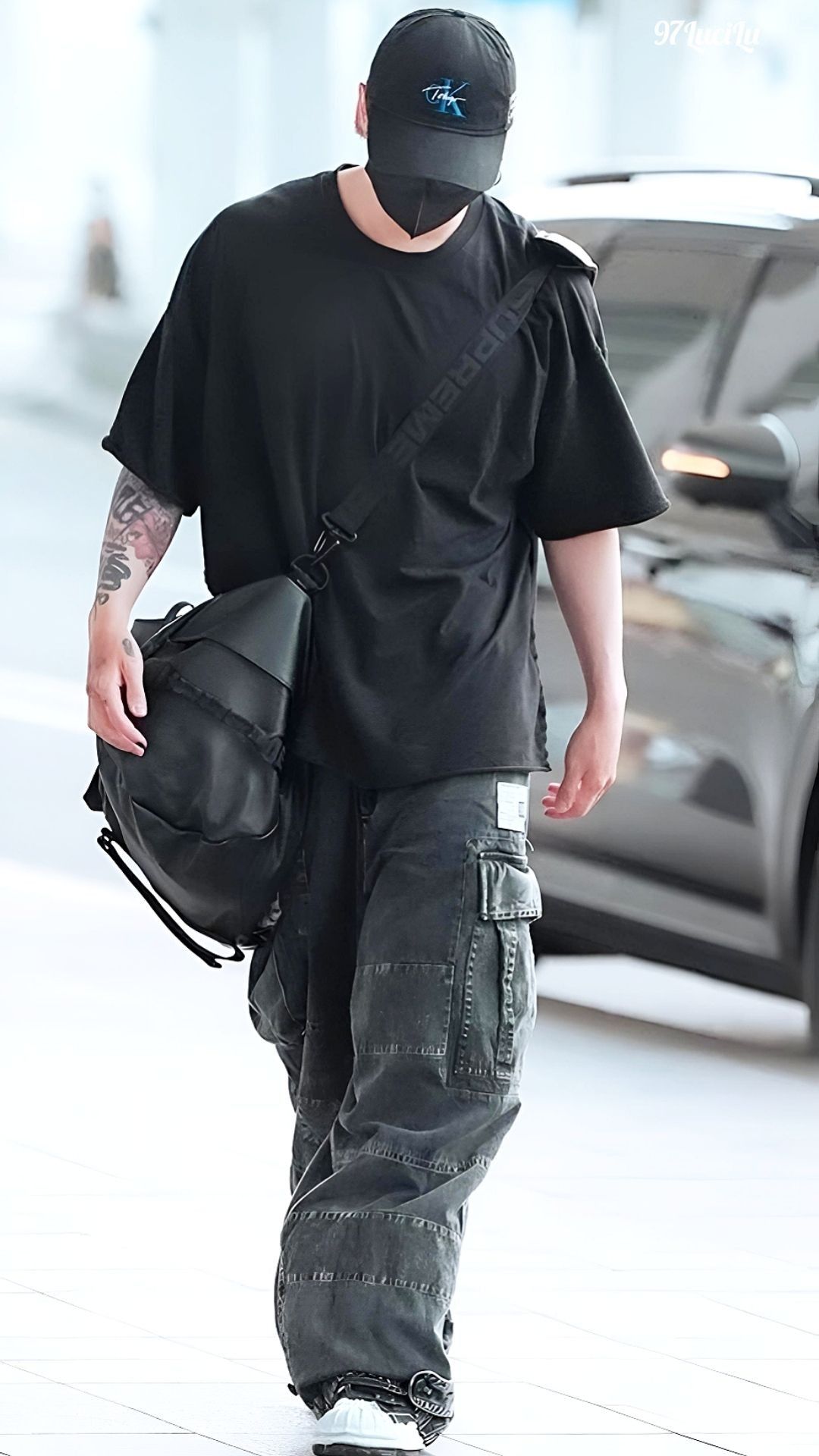Jacket & Sweatpants — Korean Street Style