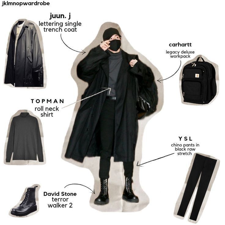 Jacket & Sweatpants — Korean Street Style