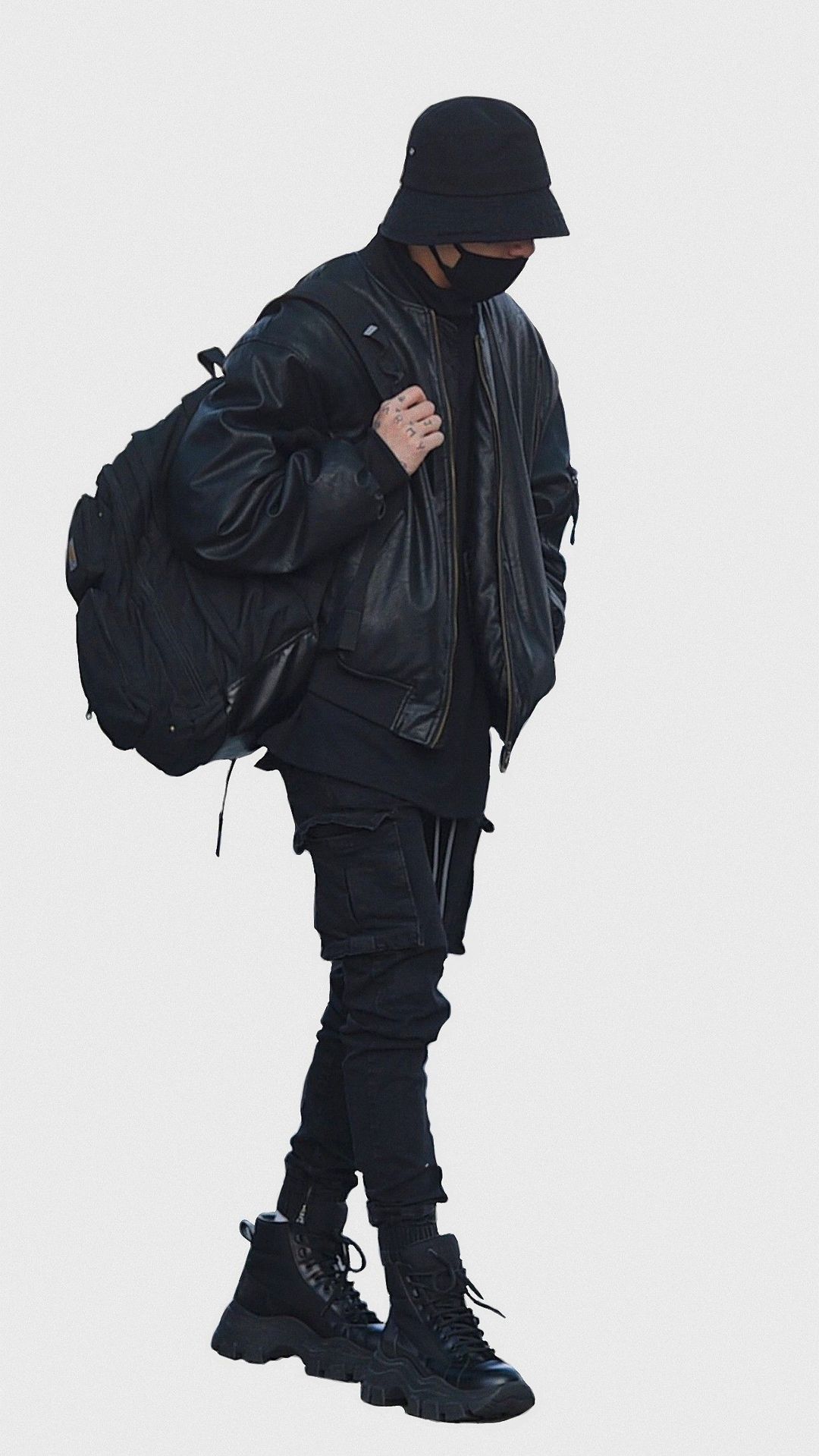Jacket & Sweatpants — Korean Street Style