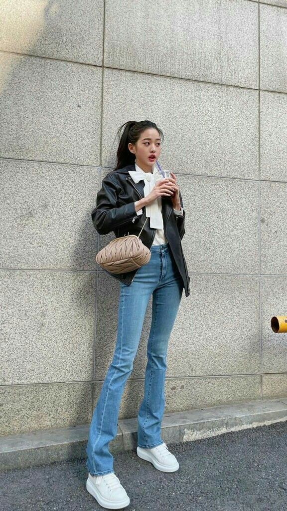 Jacket & Sweatpants — Korean Street Style