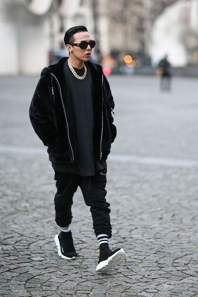 Jacket & Sweatpants — Korean Street Style