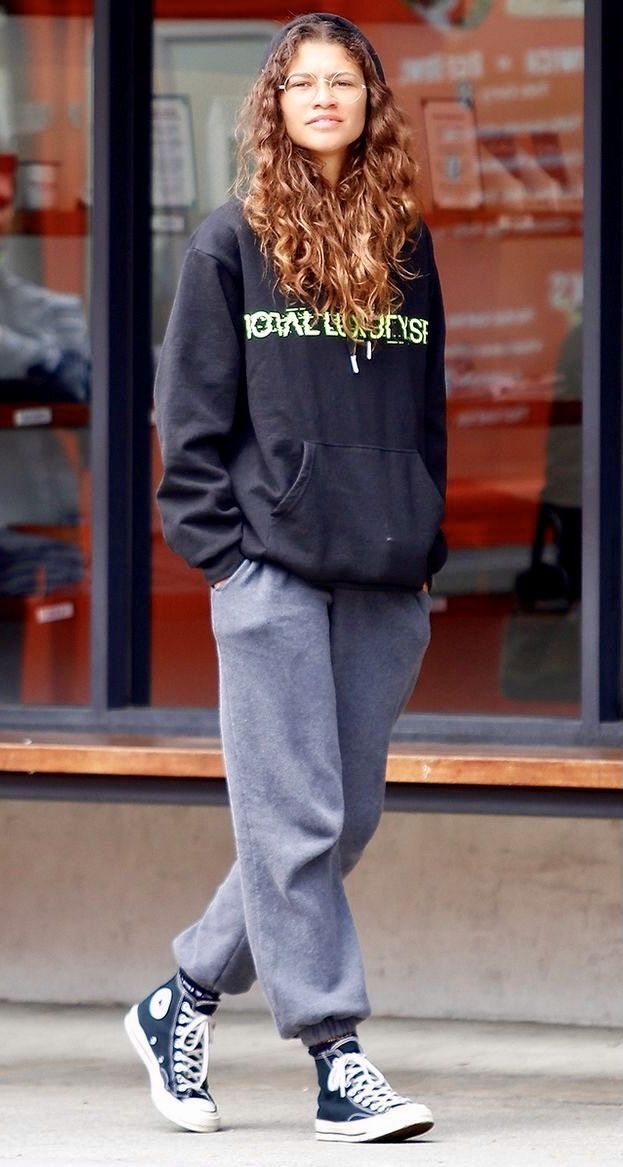 Jacket & Sweatpants — Korean Street Style