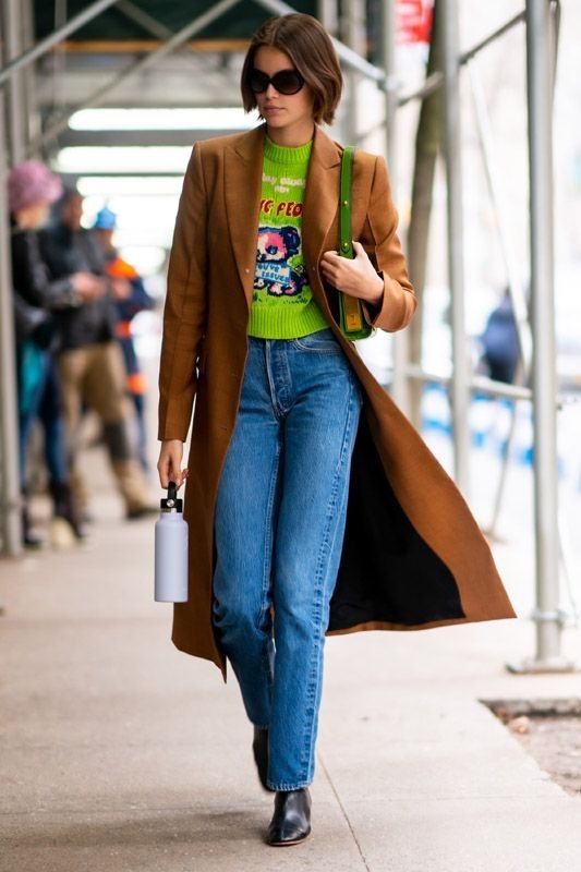 Kaia Gerber Inspired K-Fashion Look #13