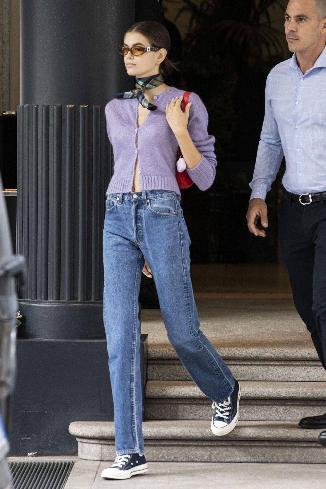 Kaia Gerber Inspired K-Fashion Look #6