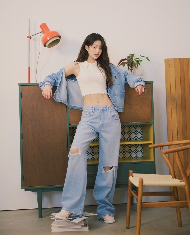 Wonyoung Inspired K-Fashion Look #43