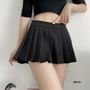 Asiris - Mid Rise Pleated Mini Skirt